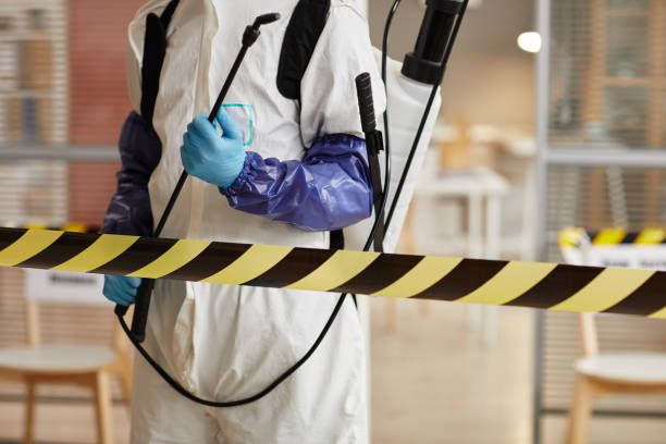 Professional Sewage Cleanup technician working in Byron, IL